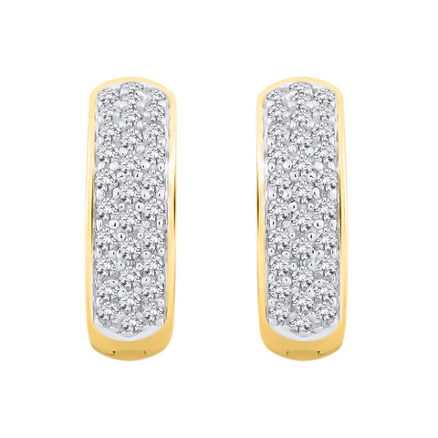 KATARINA Diamond Huggie Earrings (1/2 cttw)