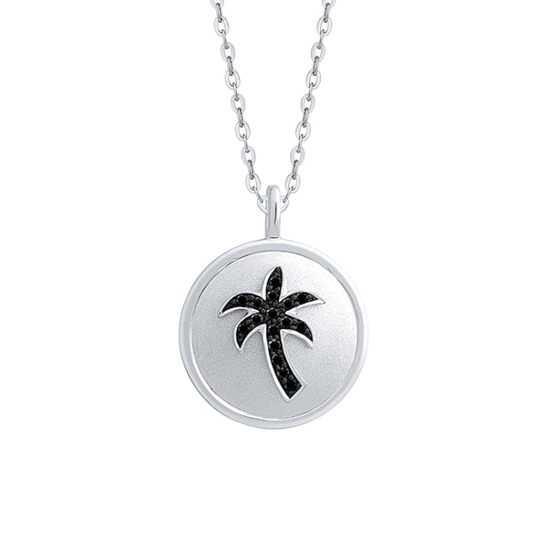 Sterling Silver~Black Diamond