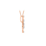 KATARINA Diamond "Snow Flake" Pendant Necklace (1/10 cttw)