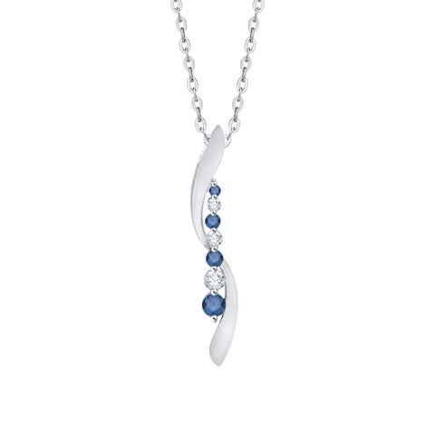 KATARINA Blue and White Diamond 