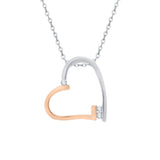 10K White and Rose Gold~GH | I2/I3