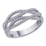 10K White Gold~White Diamond