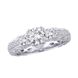 14K White Gold~GH | I1