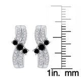 10K White Gold~Black and White Diamond