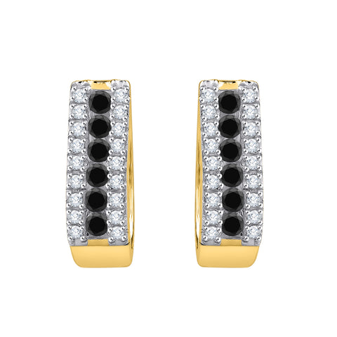 KATARINA Diamond Huggie Earrings (1/2 cttw GH, I2/I3)