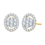 10K Yellow Gold~White Diamond