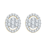 10K Yellow Gold~White Diamond