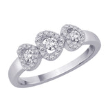 14K White Gold~GH | I2/I3