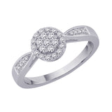 Sterling Silver~White Diamond