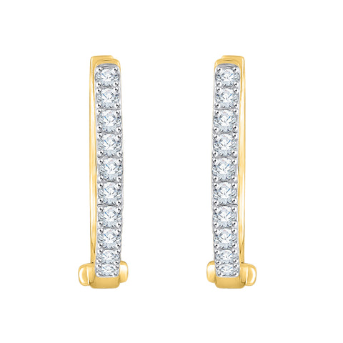 KATARINA Diamond Huggie Earrings (1/5 cttw)