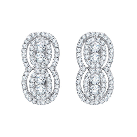 KATARINA Diamond Huggie Earrings (5/8 cttw)