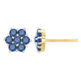 14K Yellow Gold~Blue Diamond, 10K Yellow Gold~Blue Diamond