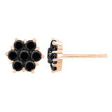 14K Rose Gold~Black Diamond