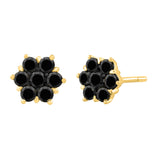 14K Yellow Gold~Black Diamond