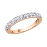 14K Rose Gold~White Diamond
