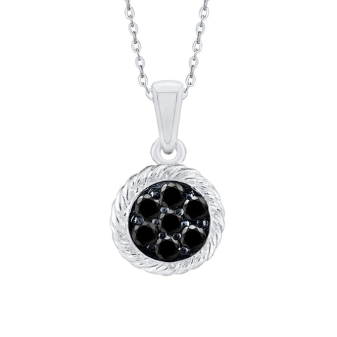 KATARINA Diamond Fashion Pendant Necklace (1/8 cttw)