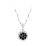 Sterling Silver~Black Diamond