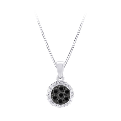 KATARINA Diamond Fashion Pendant Necklace (1/5 cttw)