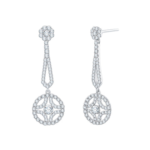 KATARINA Diamond Dangle Earrings (1 cttw)