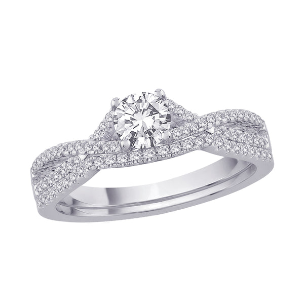14K White Gold~GH | I1