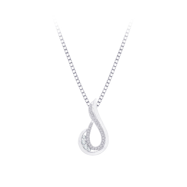 14K White Gold-White Diamond