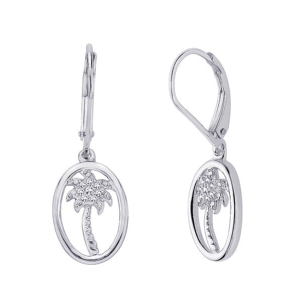 10K White Gold, Sterling Silver