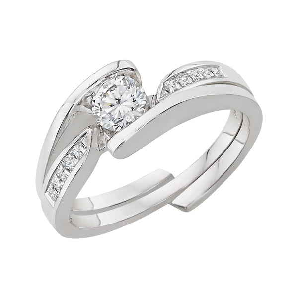 14K White Gold