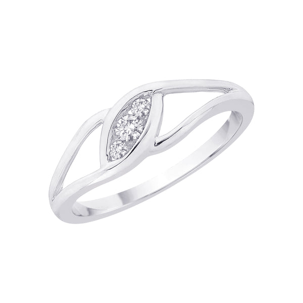 14K White Gold, 10K White Gold, Sterling Silver