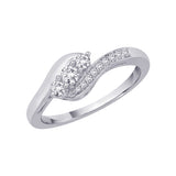 10K White Gold~White Diamond