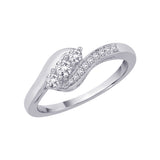 10K White Gold~White Diamond