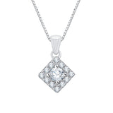 10K White Gold~White Diamond