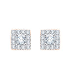 10K Rose Gold~White Diamond