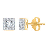 10K Yellow Gold~White Diamond