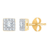 10K Yellow Gold~White Diamond
