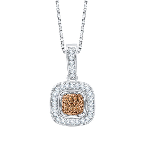 KATARINA Diamond Fashion Pendant Necklace (1/4 cttw GH, I2/I3)