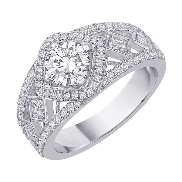 14K White Gold