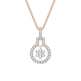 10K Rose Gold~White Diamond