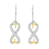 10K White and Yellow Gold~White Diamond
