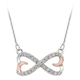 Two Tone Sterling Silver