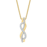 10K Yellow Gold~White Diamond