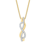 10K Yellow Gold~White Diamond