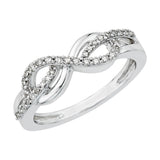 Sterling Silver-White Diamond
