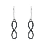 10K White Gold~Black Diamond