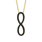 14K Yellow Gold~Black Diamond, 10K Yellow Gold~Black Diamond