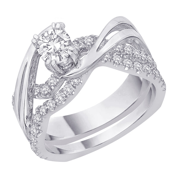 14K White Gold