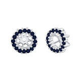 14K White Gold~Blue Sapphire