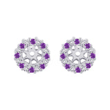 14K White Gold~Amethyst