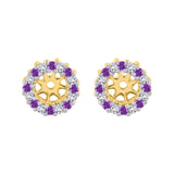 14K Yellow Gold~Amethyst
