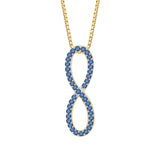 10K Yellow Gold~Blue Diamond