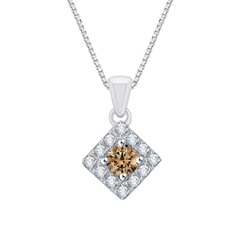 KATARINA Diamond Fashion Pendant Necklace (1/4 cttw GH, I2/I3)